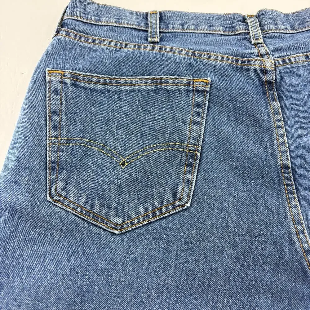 Levi's 550 Relaxed Fit Jeans Men's W40 L30 Medium Wash Denim